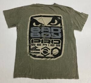 Men MMA Bad Boy Pro Series big graphic faded cotton t-shirt, M
